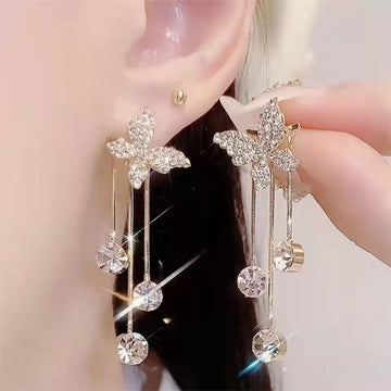 Rhinestone Drop Dangle Earrings